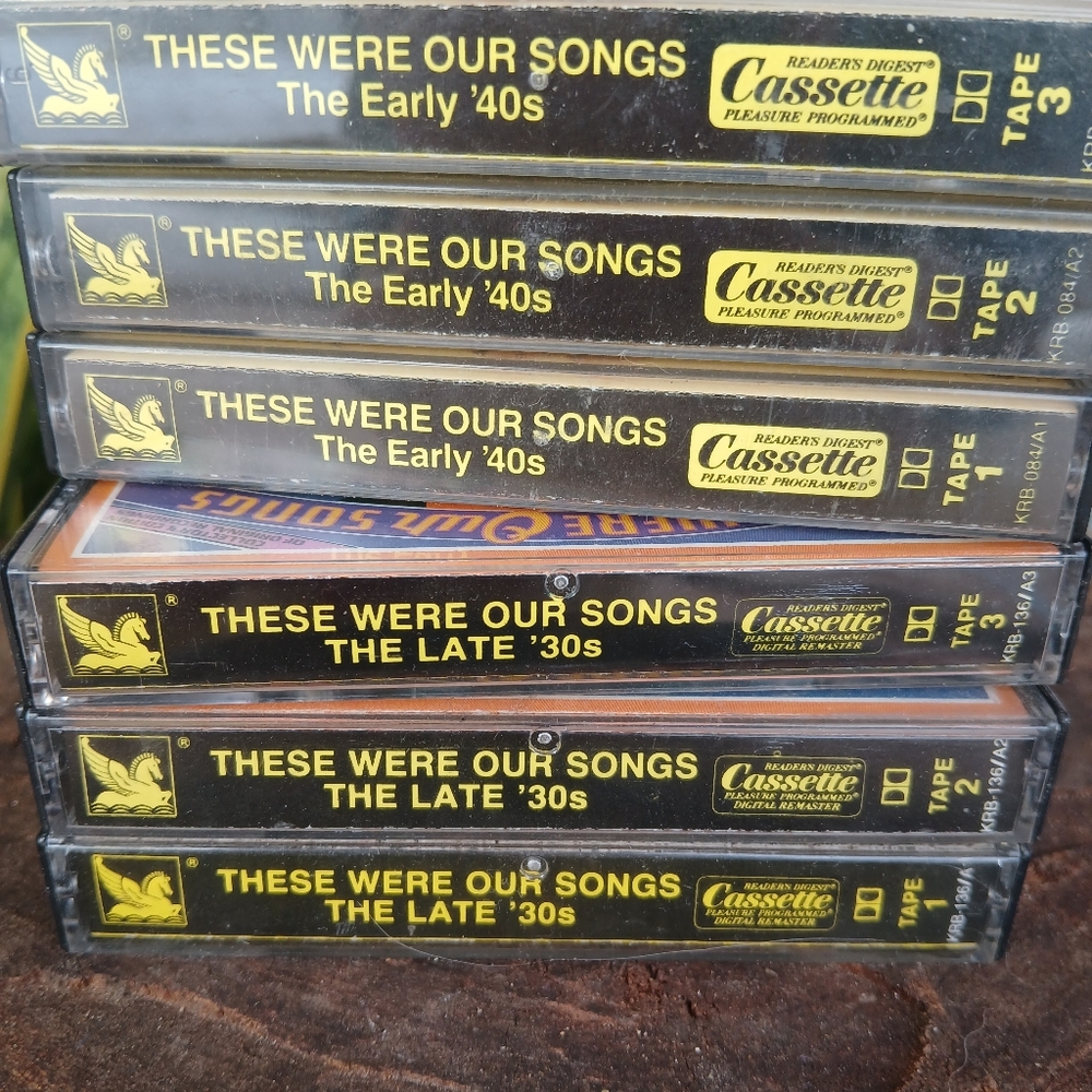READERS DIGEST Cassettes Collector's Edition Music Set Vintage Retro 30s & 40s